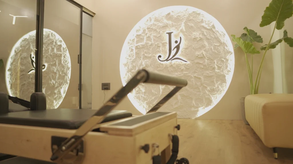 Lounge corner at J Pilates Ghansoli